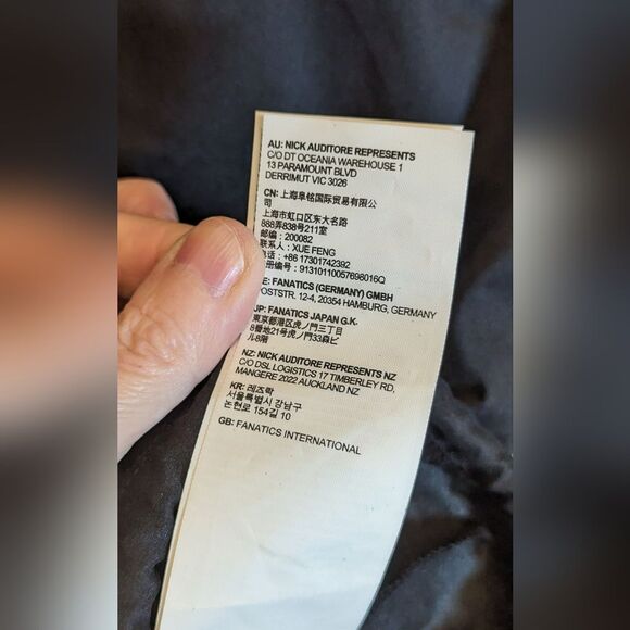 NWT NHL Boston Bruins Black Fanatics Branded True Varsity Coach Jacket Mens M - Picture 12 of 12